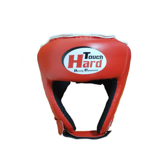 Шлем для бокса открытый (PVC, красный)HGHT-002-40